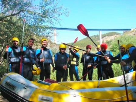 donde hacer rafting multiaventuras Granada